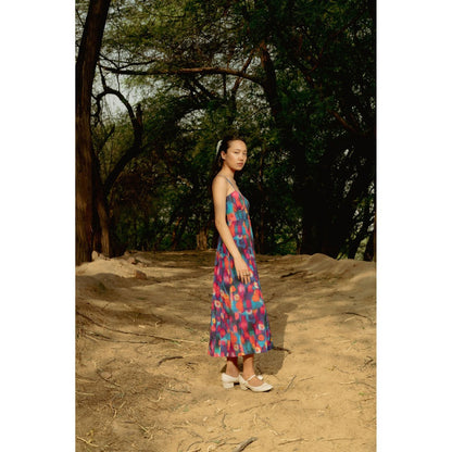 LABEL RAASA Multi-Colour Ai Dress