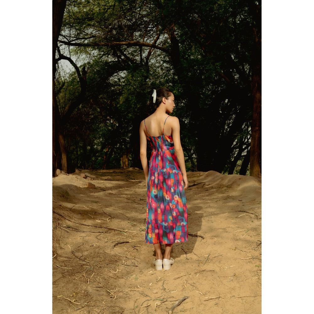 LABEL RAASA Multi-Colour Ai Dress