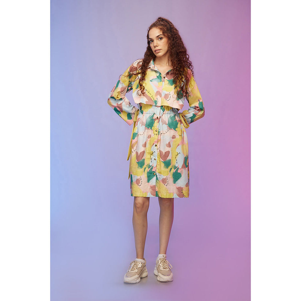 Label SOUS Multi-Colour Lively Bib Dress