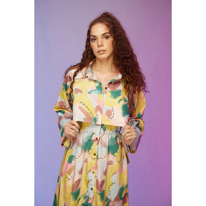 Label SOUS Multi-Colour Lively Bib Dress
