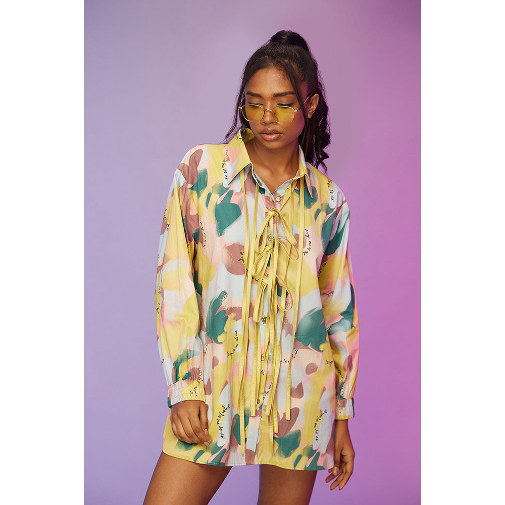 Label SOUS Multi-Colour Chillax Short Dress