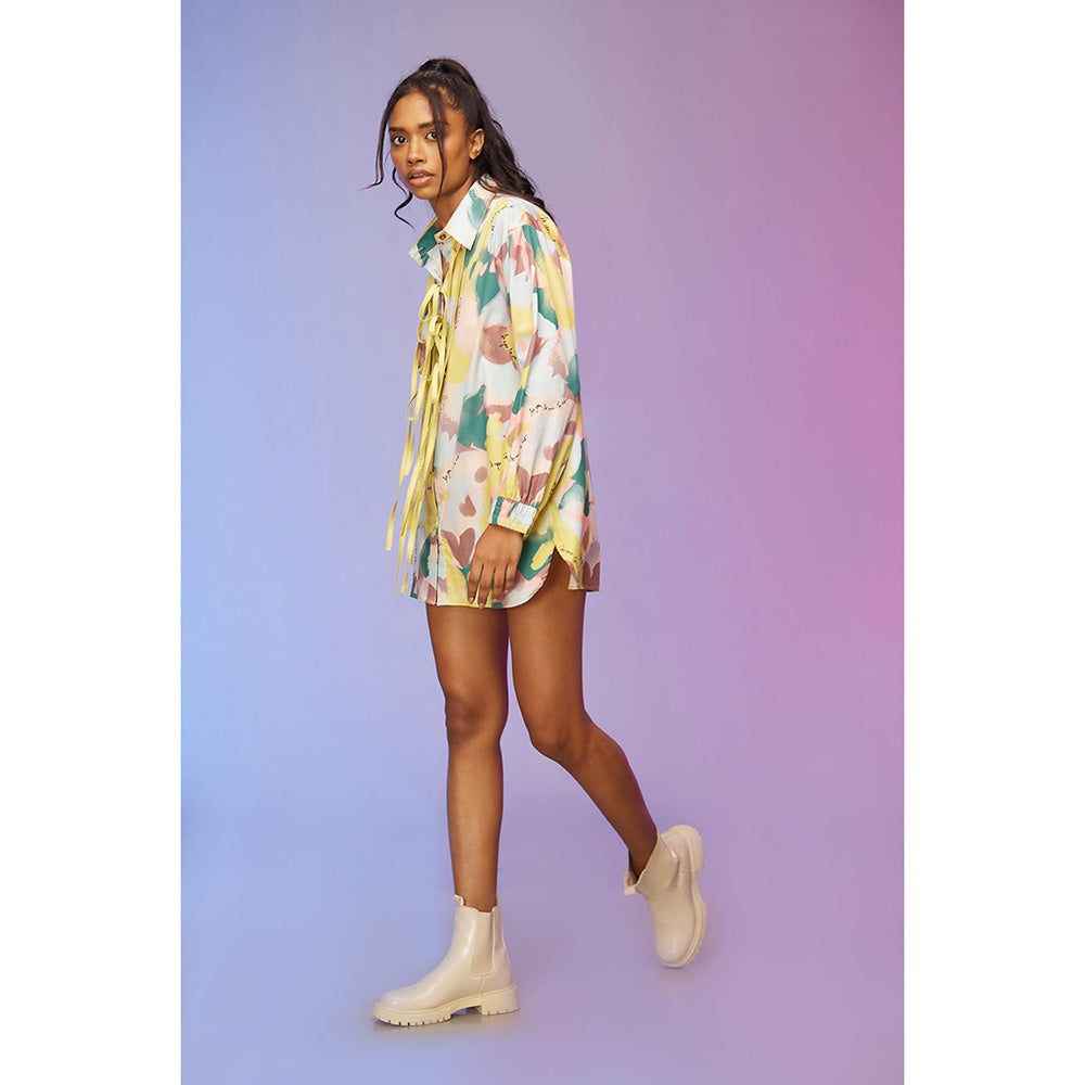 Label SOUS Multi-Colour Chillax Short Dress