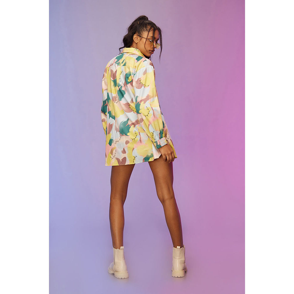 Label SOUS Multi-Colour Chillax Short Dress