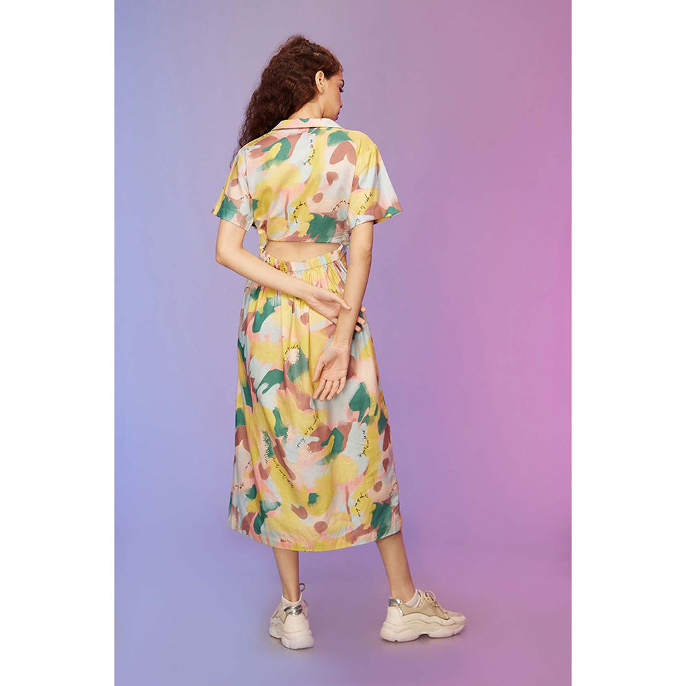Label SOUS Multi-Colour Chill Out Long Shirt Dress
