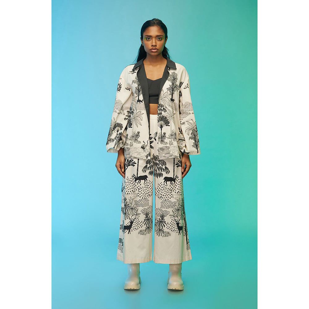 Label SOUS White The Safari Co-Ord (Set of 3)