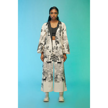 Label SOUS White The Safari Co-Ord (Set of 3)