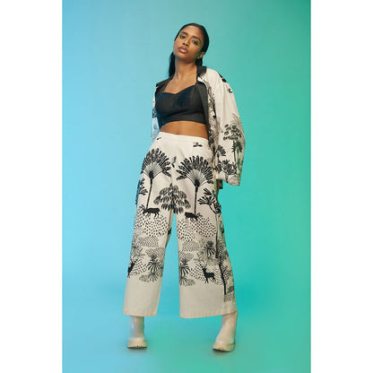 Label SOUS White The Safari Co-Ord (Set of 3)