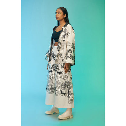 Label SOUS White The Safari Co-Ord (Set of 3)