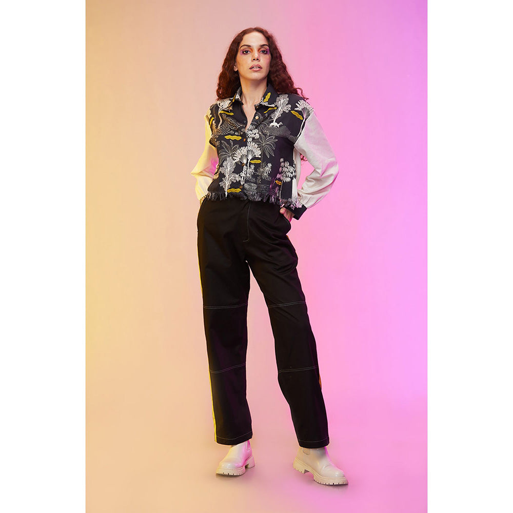 Label SOUS Black Vintage Playful Co-Ord (Set of 2)