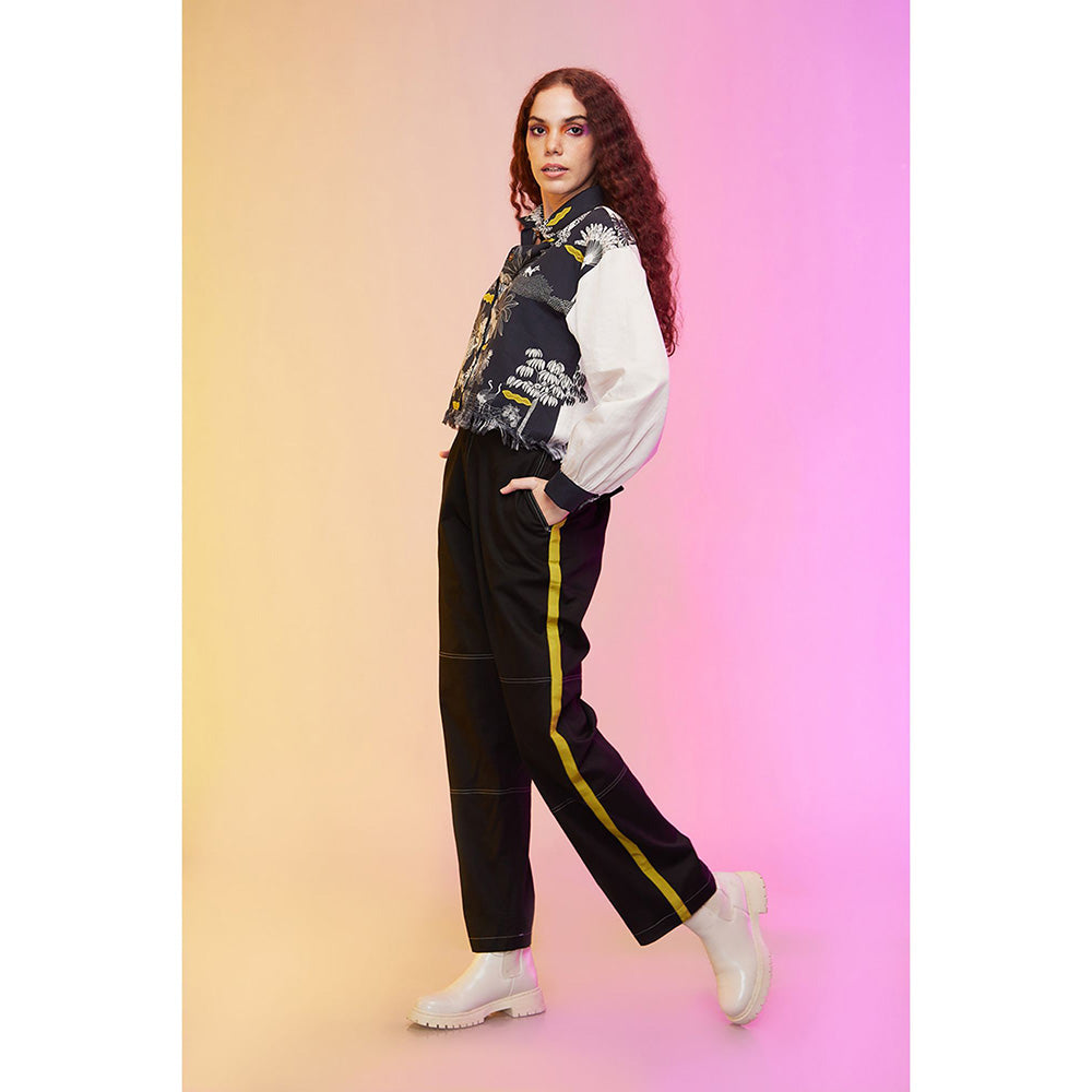 Label SOUS Black Vintage Playful Co-Ord (Set of 2)