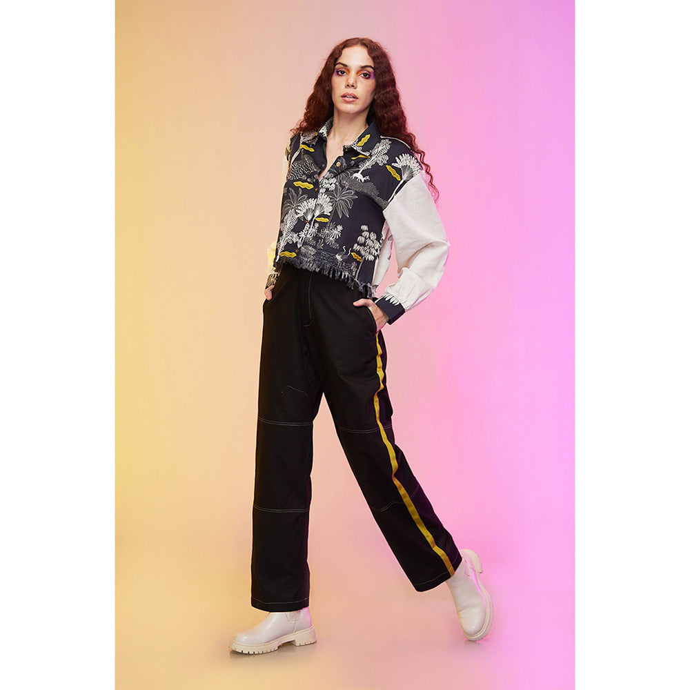 Label SOUS Black Vintage Playful Co-Ord (Set of 2)