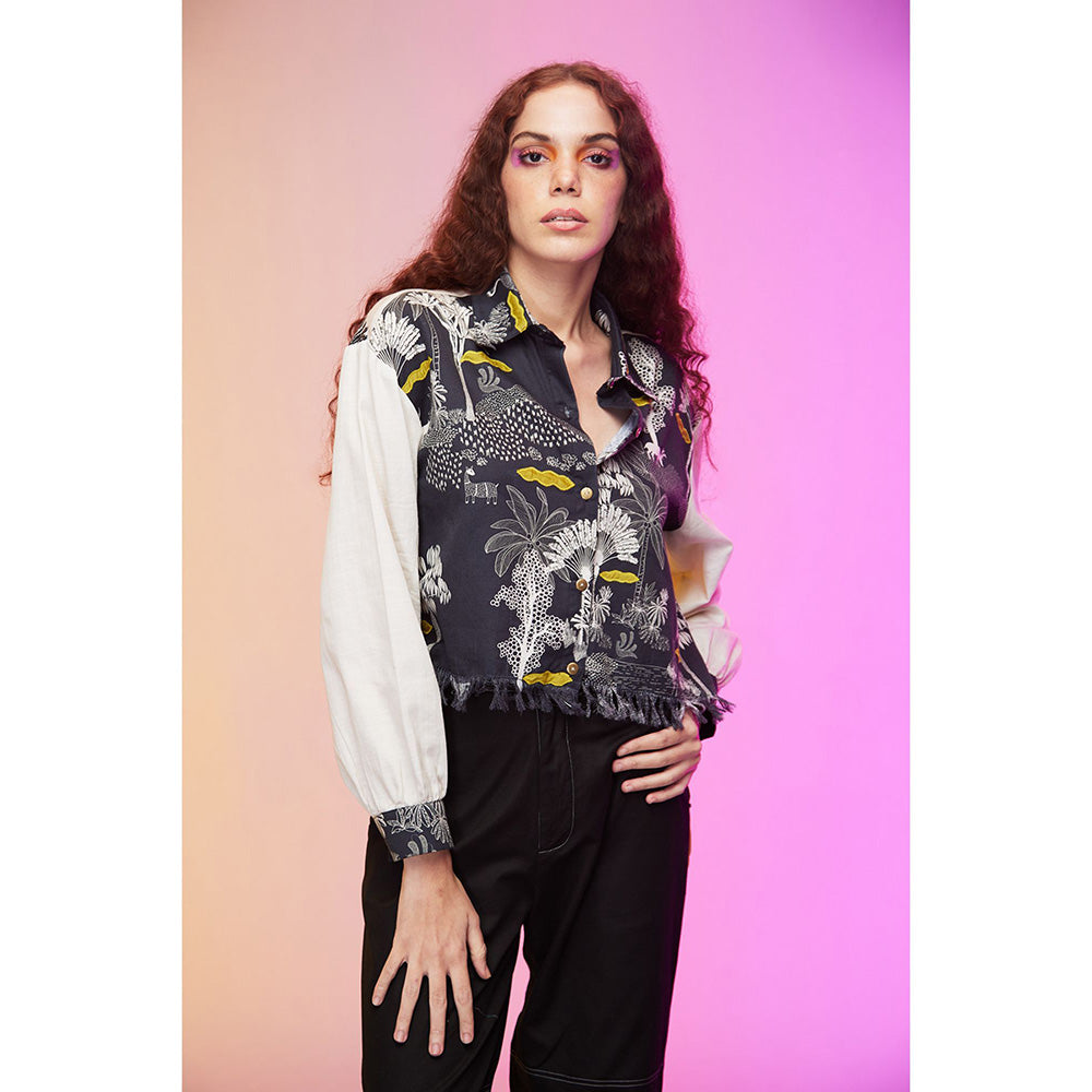 Label SOUS Black Vintage Playful Co-Ord (Set of 2)