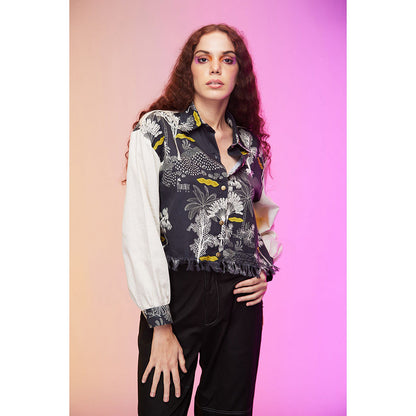 Label SOUS Black Vintage Playful Co-Ord (Set of 2)