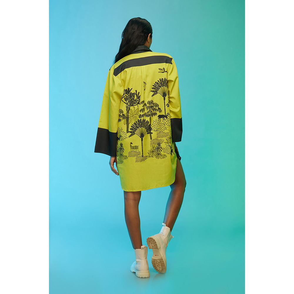 Label SOUS Green Coastal Vibe Dress