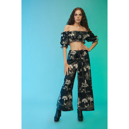 Label SOUS Black Hello Sauva Co-Ord (Set of 2)