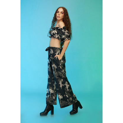 Label SOUS Black Hello Sauva Co-Ord (Set of 2)