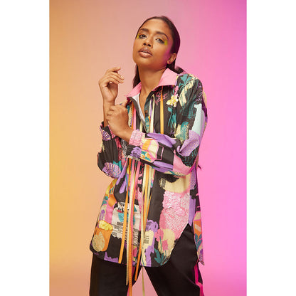 Label SOUS Black City Explorer Co-Ord (Set of 2)