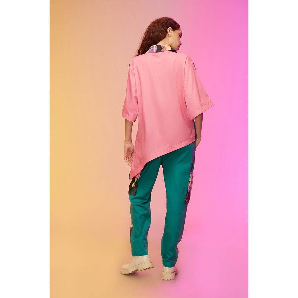 Label SOUS Green Cityscape Co-Ord (Set of 2)