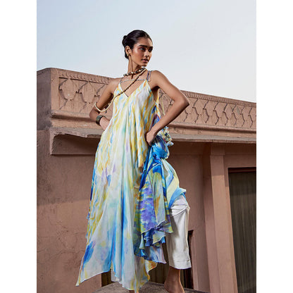 LABEL NAARITI Multi-Color Sky Dress