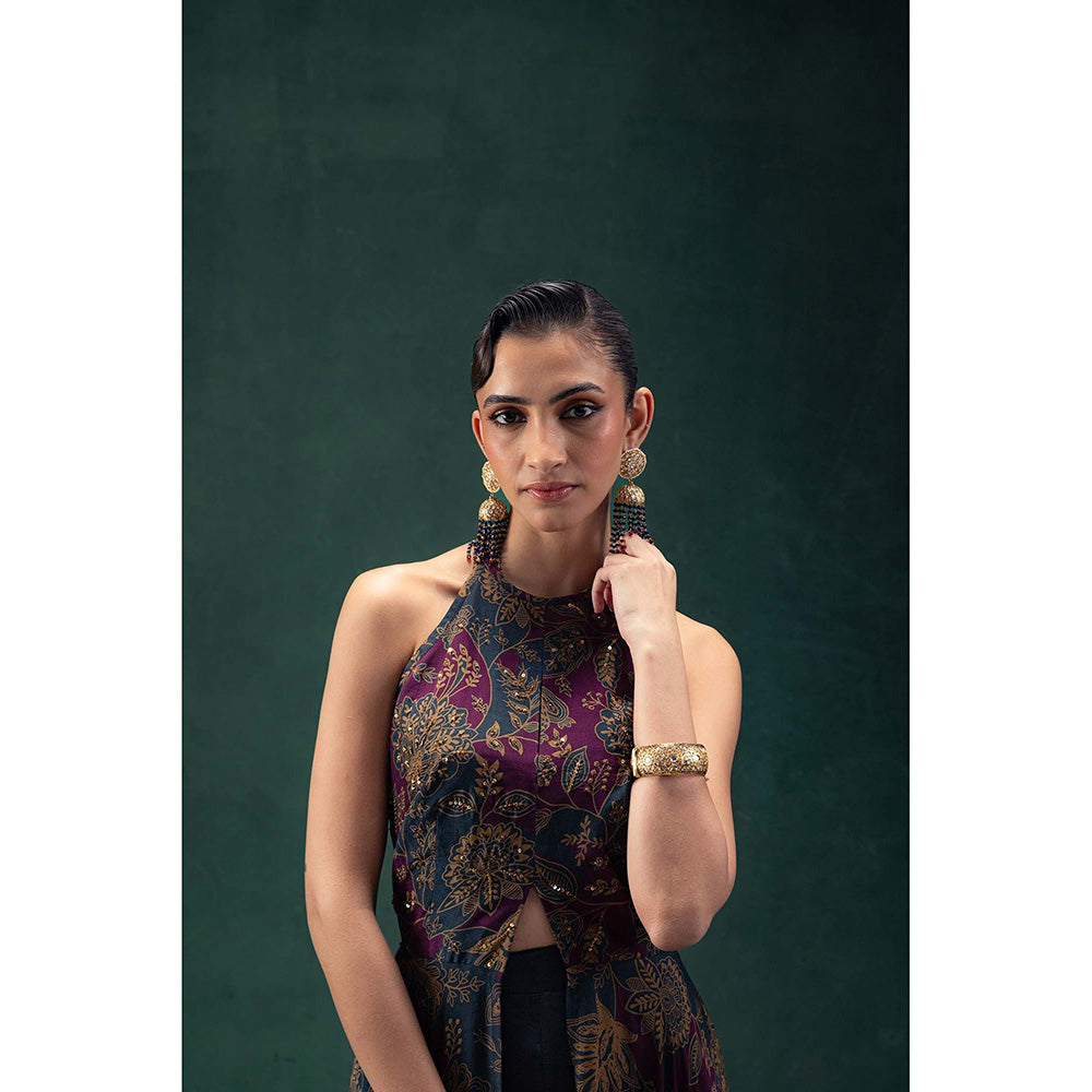 LABEL NAARITI Laila Multi-Color Kurta with Pant (Set of 2)