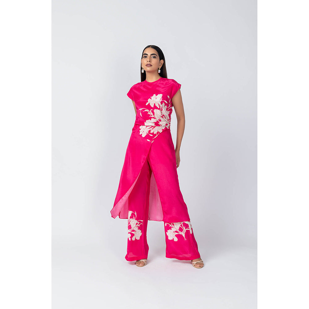 LABEL NAARITI Alia Pink Co-Ord (Set of 2)