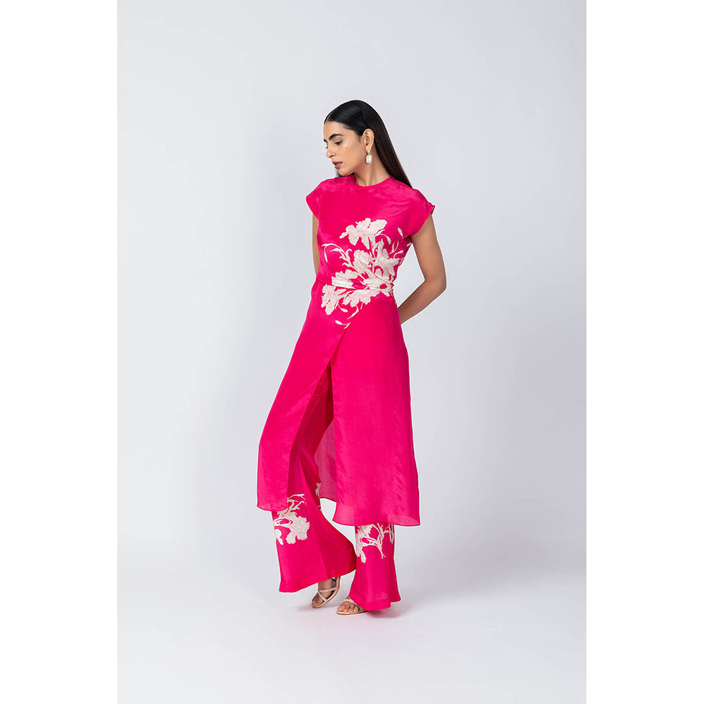 LABEL NAARITI Alia Pink Co-Ord (Set of 2)
