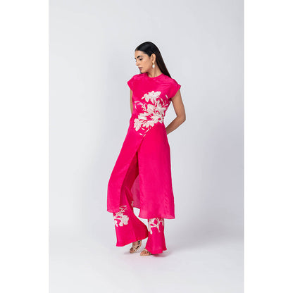 LABEL NAARITI Alia Pink Co-Ord (Set of 2)