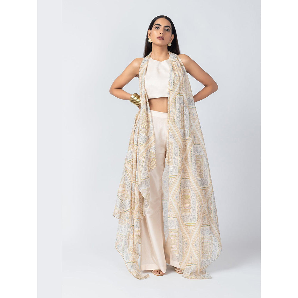 LABEL NAARITI Taara Beige Jacket