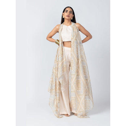 LABEL NAARITI Taara Beige Jacket