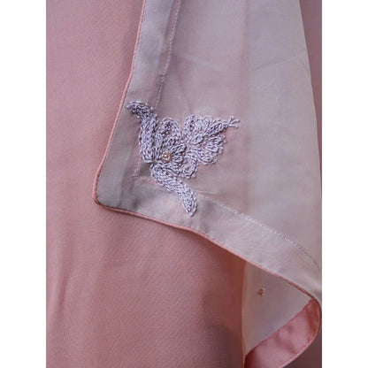Label Ruby Kashida Embroidered Peach Kurta with Pant (Set of 2)