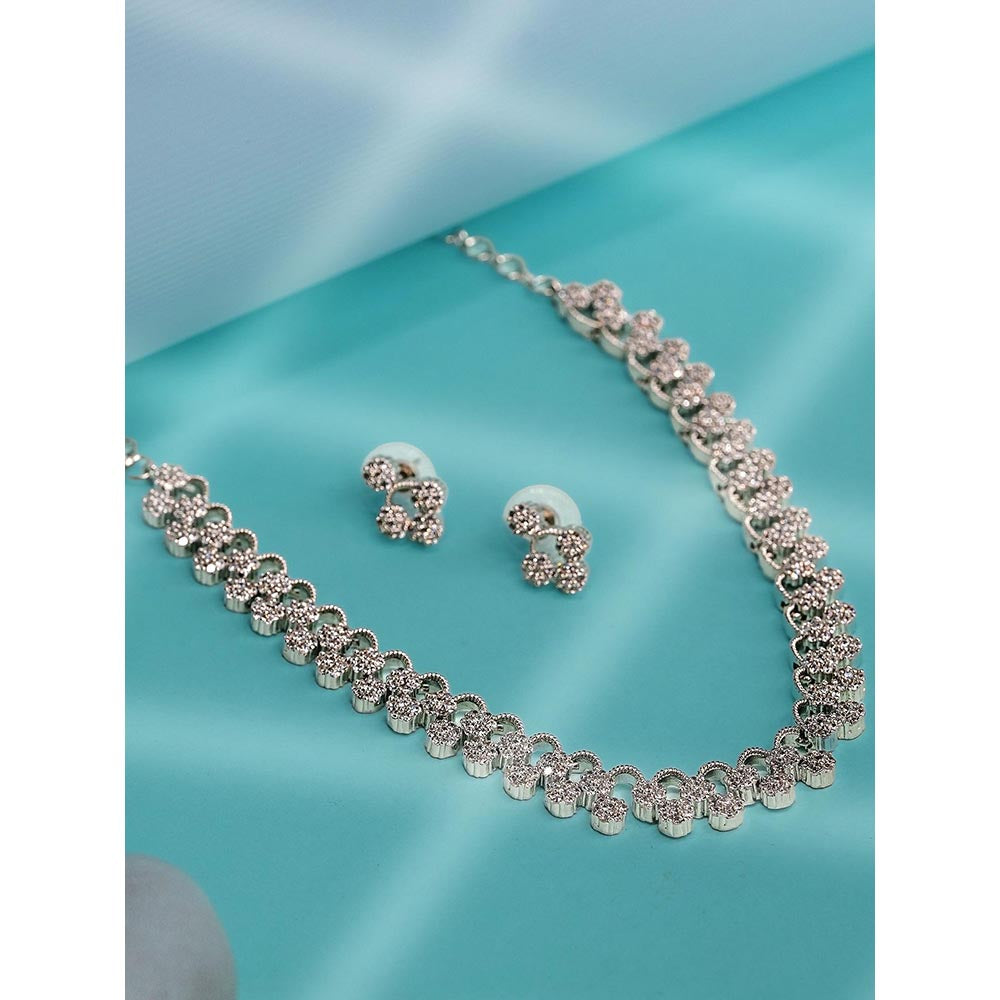 Label Ruby Heritage Gold-Plated Necklace and Earrings