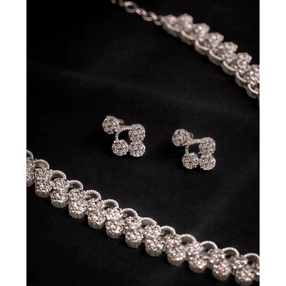 Label Ruby White Heritage Gold-Plated Jewellery Set
