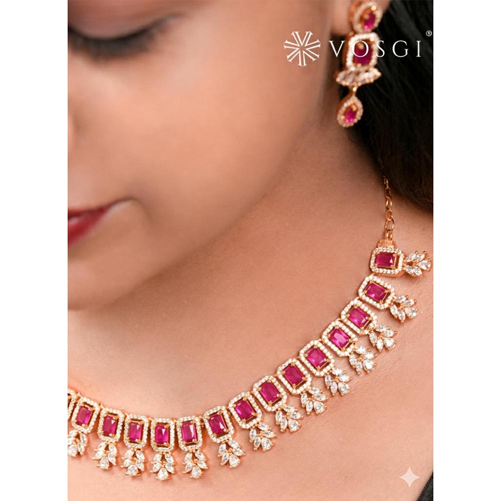 Label Ruby Red Ethereal Necklace