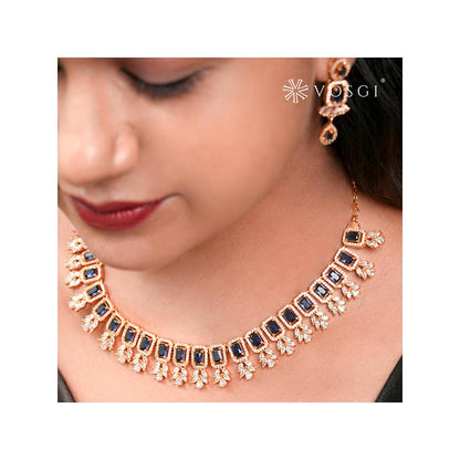 Label Ruby Blue Ethereal Necklace
