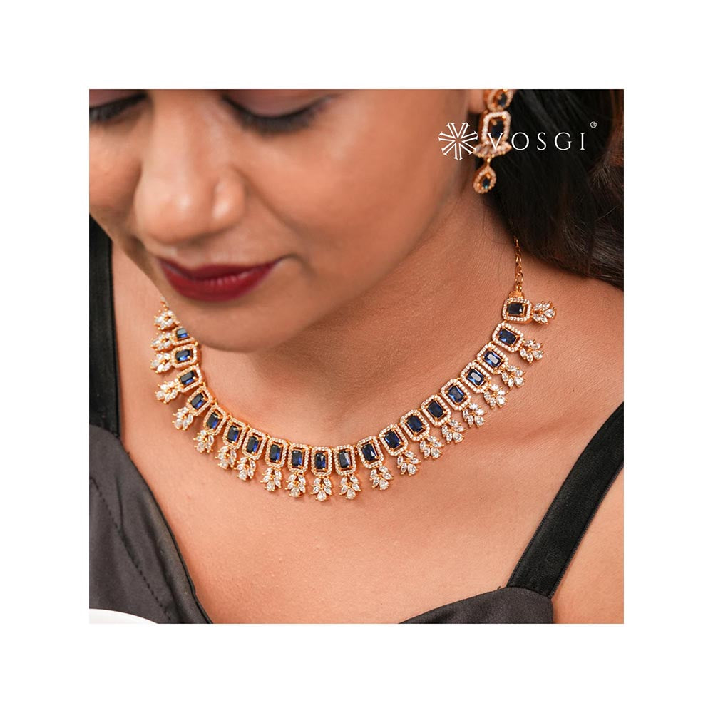 Label Ruby Blue Ethereal Necklace