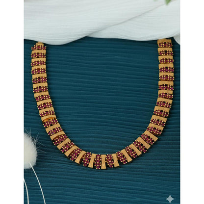 Label Ruby Pink Gold Elegance Diamond Necklace