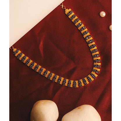 Label Ruby Blue Gold Elegance Diamond Necklace