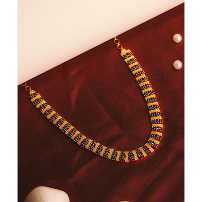 Label Ruby Blue Gold Elegance Diamond Necklace