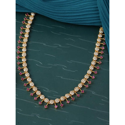 Label Ruby Pink Wild Necklace with Stones
