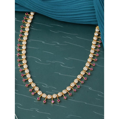 Label Ruby Pink Wild Necklace with Stones