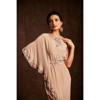 Label Gayatri Bishnoi Beige Biased Co-Ord (Set of 3)