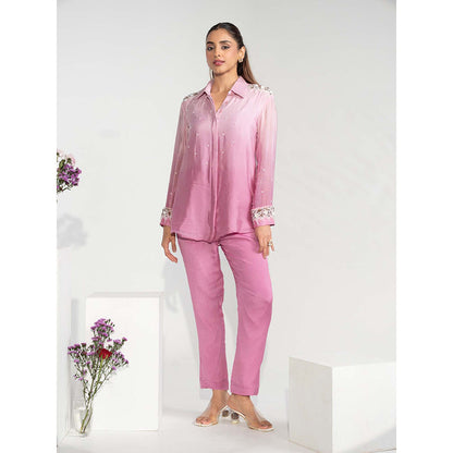 Label S4U Pink Ombre Embellished Co-Ord Set