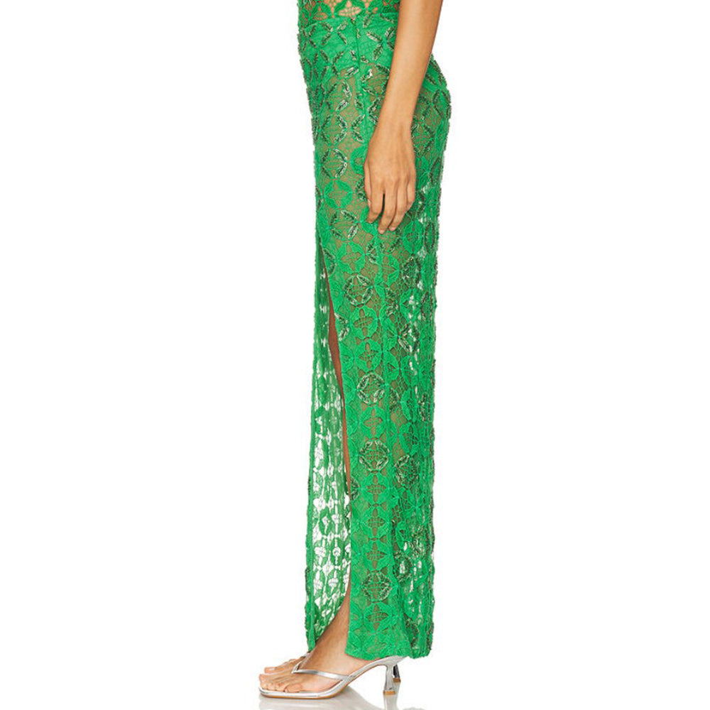 La Fuori Mossy Meadow Skirt