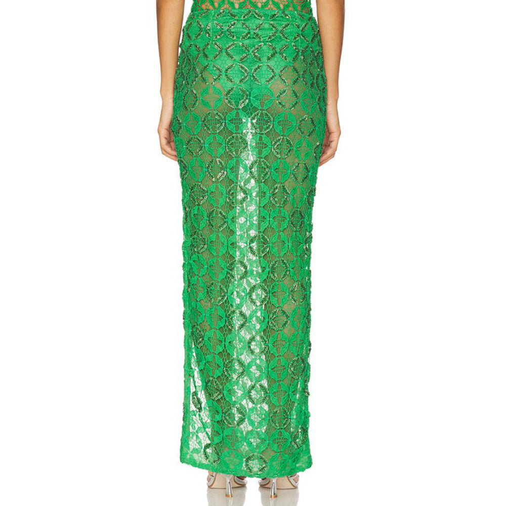 La Fuori Mossy Meadow Skirt