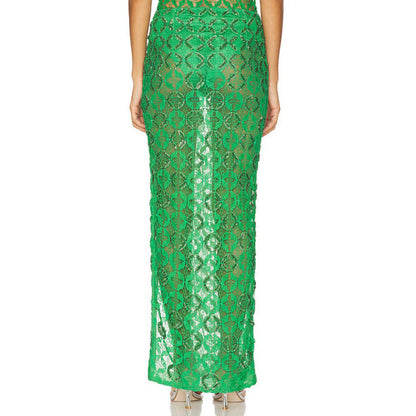La Fuori Mossy Meadow Skirt