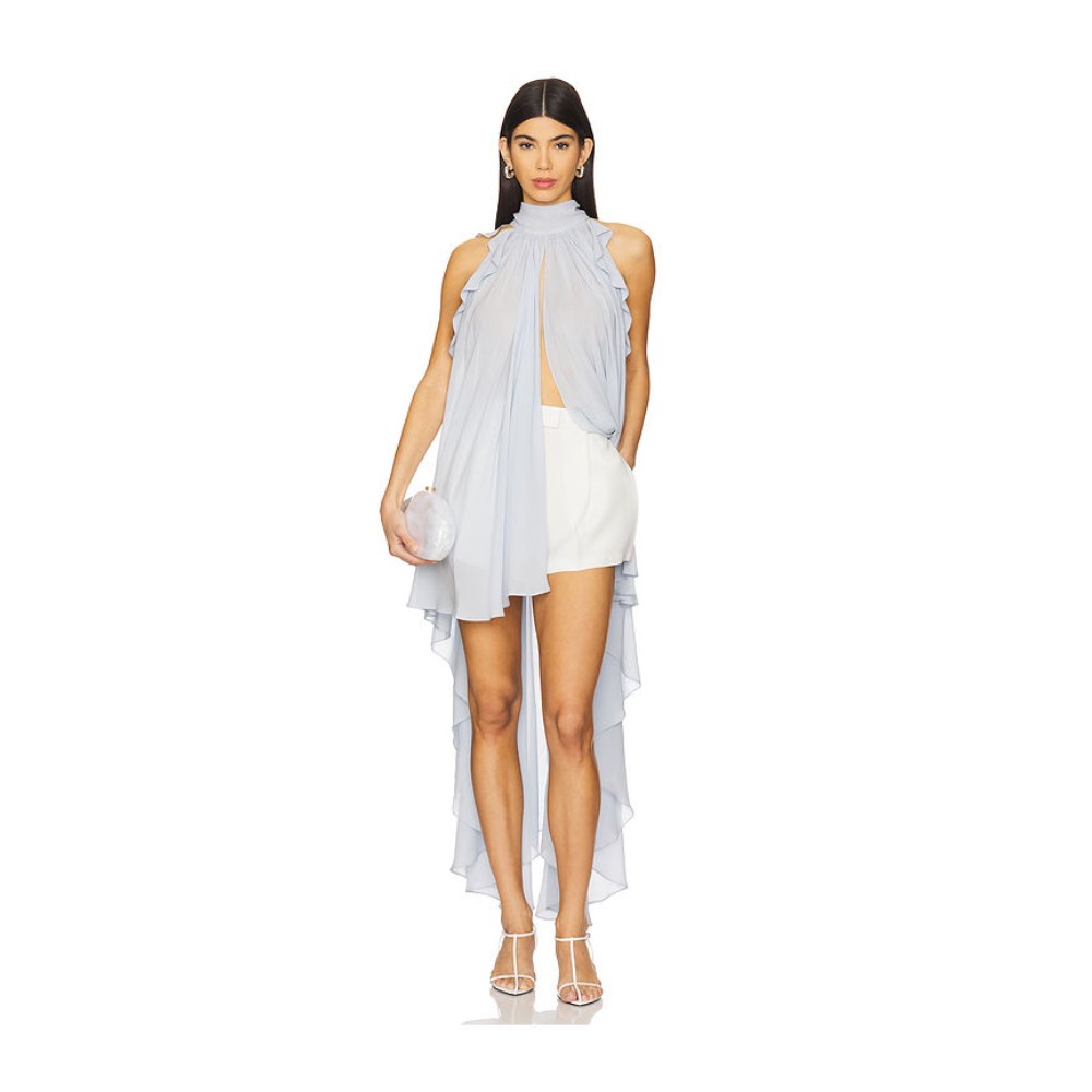 La Fuori Gathered Halter Top