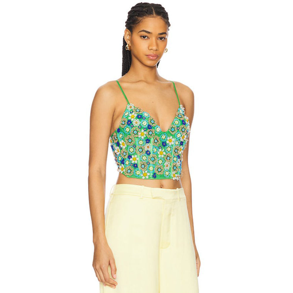 La Fuori Mossy Meadow Bustier