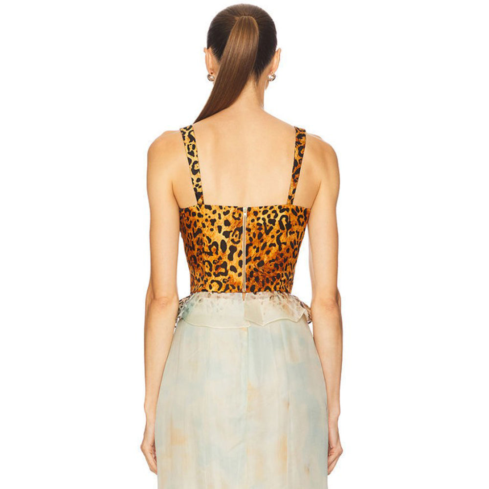 La Fuori Audrey Periwinkle Embroided Bralette