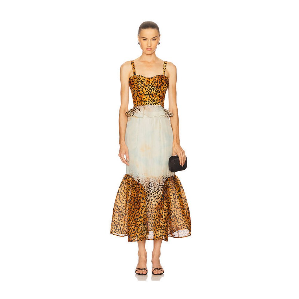 La Fuori Helen Midi Skirt
