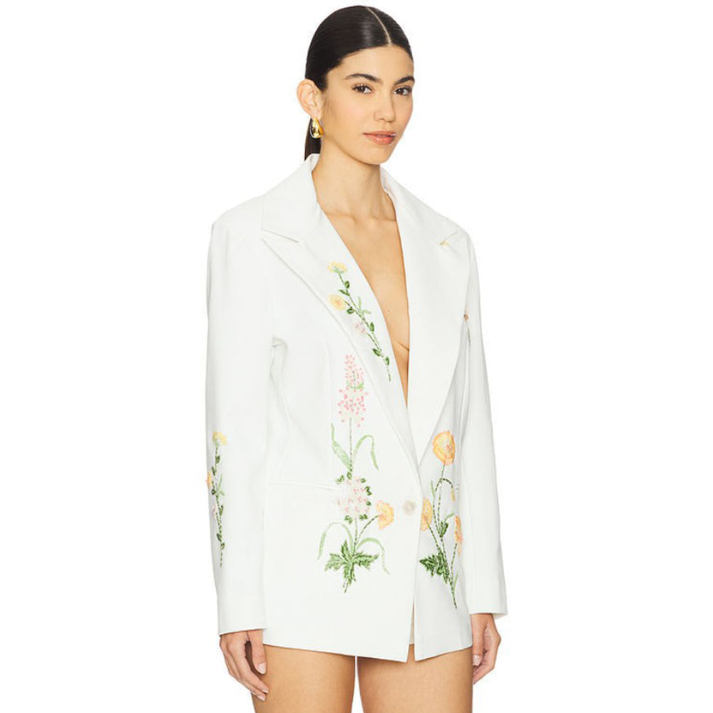 La Fuori Summer Bloom Embellished Jacket